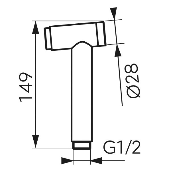 SXEDIO S66 Μπαταρία ντους μπιντέ ROLLO Chrome S66 FERRO 5903738230969 S66