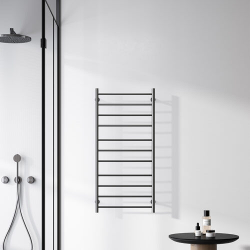 Ηλεκτρικό θερμαντικό σώμα μπάνιου Gun Metal TRUMPET KARAG 100x48x10cm 110W 5206836689050 T30-GM