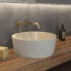 Νιπτήρας επικαθήμενος πέτρινος TIMUR Cream KARAG Ø40x15cm 1 Νιπτήρας επικαθήμενος πέτρινος TIMUR Cream KARAG Ø40x15cm 5206836064949 TIMUR-CR