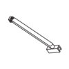 Αντηρίδα κράτησης κρυστάλλου ντουζιέρας για TINOS Black KARAG 62cm 5206836712574 TINSUP62N