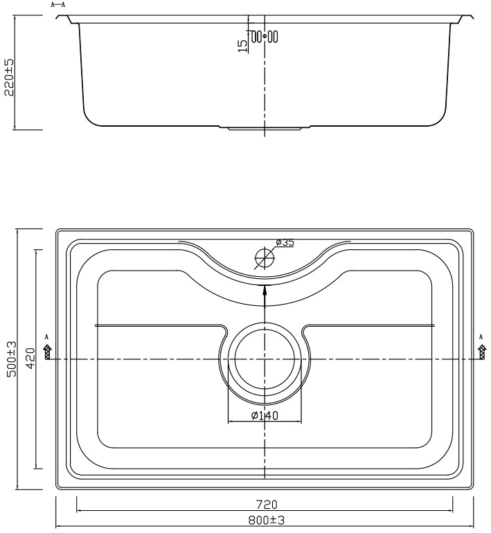 Νεροχύτης κουζίνας BL 627 KARAG 80x50cm 4 bl627 Νεροχύτης κουζίνας BL 627 KARAG 80x50cm 5206836575032 BL627