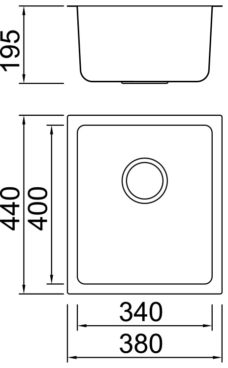 Νεροχύτης κουζίνας BL 792 KARAG 44x38cm 4 bl792 Νεροχύτης κουζίνας BL 792 KARAG 44x38cm 5206836570266 BL792