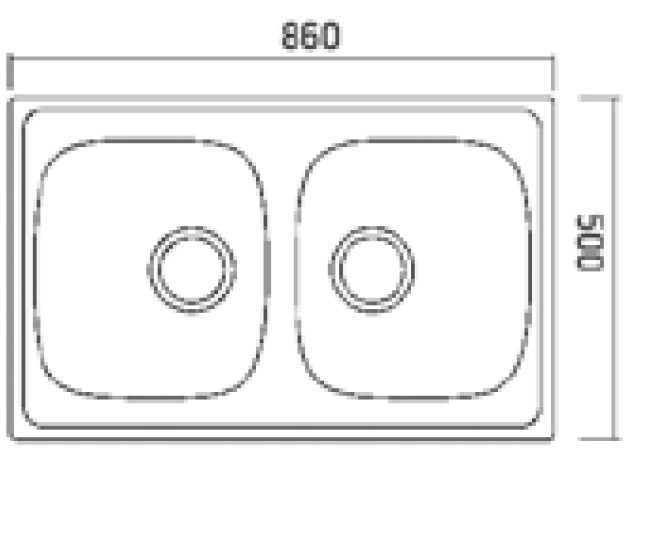 bl898 Νεροχύτης κουζίνας BL 898 KARAG 86x50x18,5cm 5206836571607 BL898