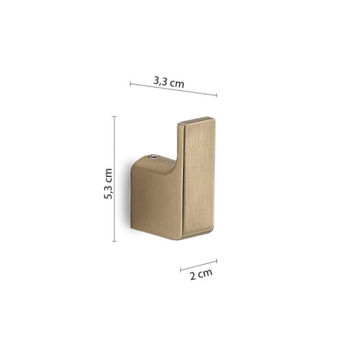 Alternative view of ΑΓΓΙΣΤΡΟ ΔΙΠΛΟ PIRINEI ΙΙ PI27 GOLD MAT
