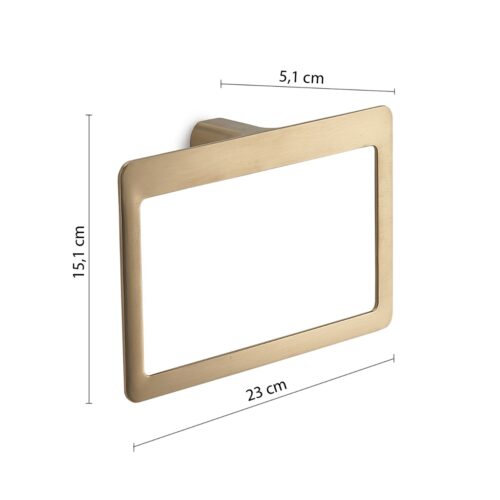 Alternative view of ΚΡΙΚΟΣ ΠΕΤΣΕΤΑΣ ΟΡΘΟΓΩΝΙΟΣ PIRINEI PI70 GOLD MAT GEDY