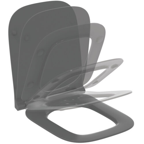 Alternative view of ΚΑΠΑΚΙ ΛΕΚΑΝΗΣ ILIFE B HEATHER SLIM SOFT CLOSE IDEAL