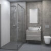 ΝΤΟΥΖΙΕΡΑ ΑΚΡΥΛΙΚΗ 120x80x3 ULTRA FLAT S iLIFE CONCRETE GREY IDEAL