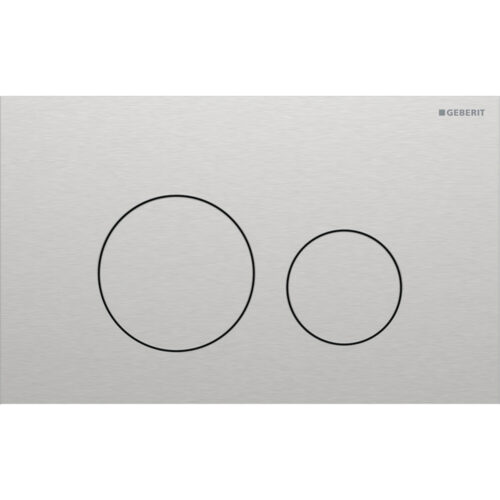 115.628.fw .1 2203020412 ΠΛΑΚΕΤΑ GEBERIT SIGMA 40 115.628.FW.1 BRUSHED INOX