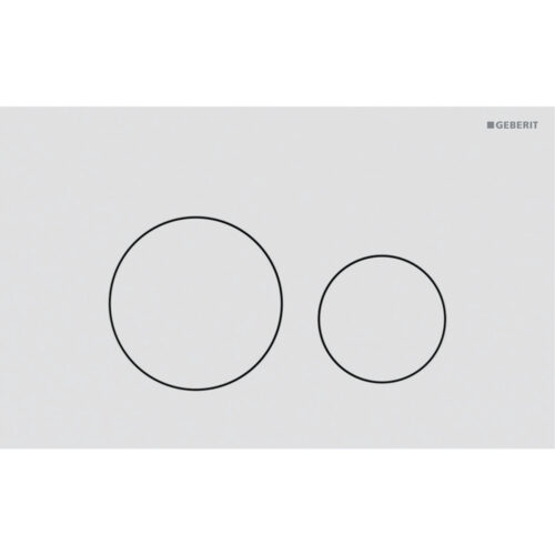 ΠΛΑΚΕΤΑ GEBERIT SIGMA 40 115.628.JT.1 ΛΕΥΚΟ ΜΑΤ