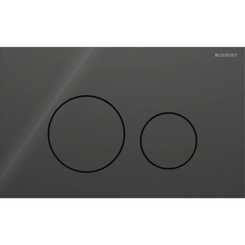 ΠΛΑΚΕΤΑ GEBERIT SIGMA 40 115.628.SJ.1 ΜΑΥΡΗ ΓΥΑΛΙ