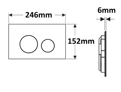 Alternative view of ΠΛΑΚΕΤΑ GEBERIT SIGMA 40 115.628.JK.1 LAVA ΓΥΑΛΙ