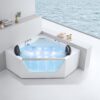 ΜΠΑΝΙΟ ΥΔΡΟΜΑΣΑΖ FC-225B 150x150x63 ΛΕΥΚΟ PICCADILLY