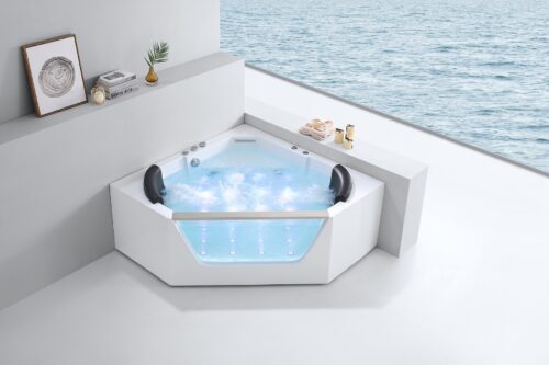 ΜΠΑΝΙΟ ΥΔΡΟΜΑΣΑΖ FC-225B 150x150x63 ΛΕΥΚΟ PICCADILLY