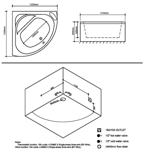 ΜΠΑΝΙΟ ΥΔΡΟΜΑΣΑΖ FC-263 125x125x60 ΛΕΥΚΟ PICCADILLY 6 1202020149 tech ΜΠΑΝΙΟ ΥΔΡΟΜΑΣΑΖ FC-263 125x125x60 ΛΕΥΚΟ PICCADILLY