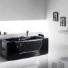 ΜΠΑΝΙΟ ΥΔΡΟΜΑΣΑΖ FC-260C 170x80x60 ΜΑΥΡΟ PICCADILLY