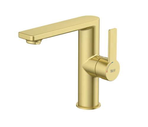 1302020086 1 ΜΠΑΤΑΡΙΑ ΝΙΠΤΗΡΟΣ L-SIZE TARGA ΕΠΙΚΑΘΗΜΕΝΗ BRUSHED BRASS PVD ROCA