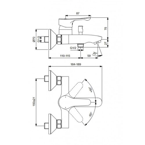 ΜΠΑΤΑΡΙΑ ΛΟΥΤΡΟΥ ALPHA ΣΕΤ ΧΡΩΜΕ IDEAL 7 1309010043 tec ΜΠΑΤΑΡΙΑ ΛΟΥΤΡΟΥ ALPHA ΣΕΤ ΧΡΩΜΕ IDEAL