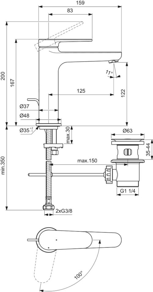 ΜΠΑΤΑΡΙΑ ΝΙΠΤΗΡΟΣ CERAFINE O NUOVO ΧΡΩΜΕ IDEAL 8 1309020130 tec ΜΠΑΤΑΡΙΑ ΝΙΠΤΗΡΟΣ CERAFINE O NUOVO ΧΡΩΜΕ IDEAL