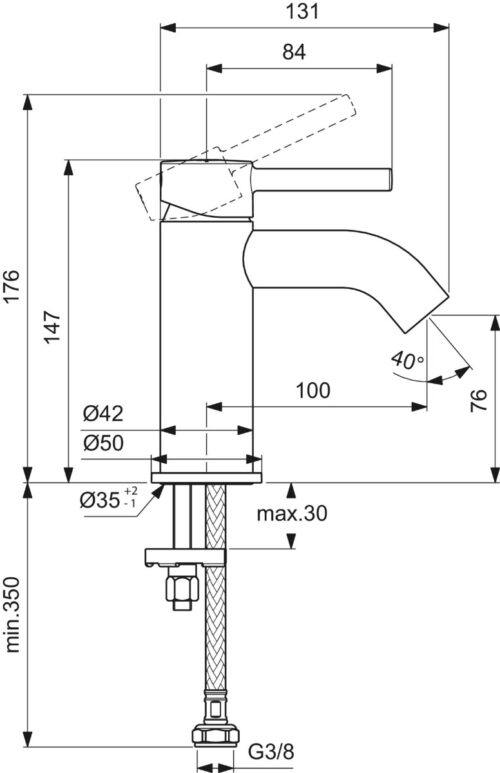 ΜΠΑΤΑΡΙΑ ΝΙΠΤΗΡΟΣ CERALINE ΧΡΩΜΕ IDEAL 8 1309020133 tec ΜΠΑΤΑΡΙΑ ΝΙΠΤΗΡΟΣ CERALINE ΧΡΩΜΕ IDEAL
