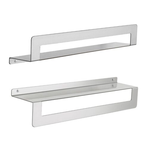 ΠΕΤΣΕΤΟΘΗΚΗ / ΡΑΦΙ CLEO 2019-50 50cm BRUSHED ΧΡΩΜΕ GEDY
