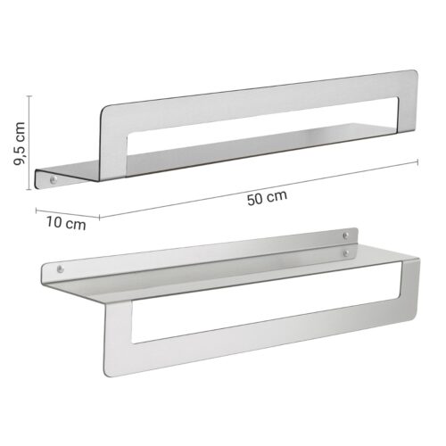ΠΕΤΣΕΤΟΘΗΚΗ / ΡΑΦΙ CLEO 2019-50 50cm BRUSHED ΧΡΩΜΕ GEDY 8 1403020464 000020193850000.1 ΠΕΤΣΕΤΟΘΗΚΗ / ΡΑΦΙ CLEO 2019-50 50cm BRUSHED ΧΡΩΜΕ GEDY