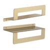 ΠΕΤΣΕΤΟΘΗΚΗ / ΡΑΦΙ CLEO 2019-30 30cm GOLD ΜΑΤ GEDY 1 ΠΕΤΣΕΤΟΘΗΚΗ / ΡΑΦΙ CLEO 2019-30 30cm GOLD ΜΑΤ GEDY