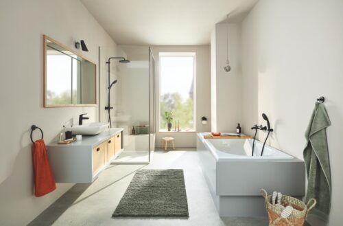 ΚΡΙΚΟΣ ΠΕΤΣΕΤΑΣ ESSENTIALS 1024612430 BLACK MAT GROHE