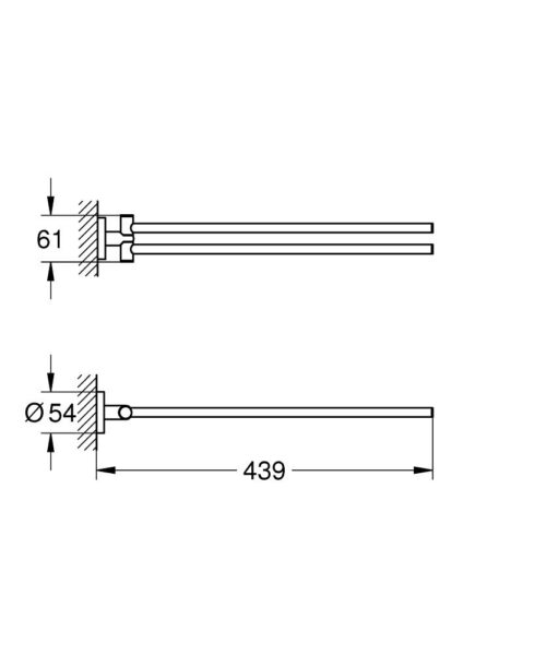 ΠΕΤΣΕΤΟΘΗΚΗ ESSENTIALS ΔΙΠΛΗ ΙΙ 1024672430 BLACK MAT GROHE 8 1403030078 tec ΠΕΤΣΕΤΟΘΗΚΗ ESSENTIALS ΔΙΠΛΗ ΙΙ 1024672430 BLACK MAT GROHE