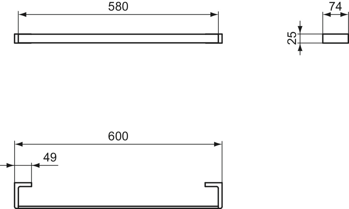 ΠΕΤΣΕΤΟΘΗΚΗ ΜΟΝΗ ΤΕΤΡΑΓΩΝΗ 60cm CONCA ΧΡΩΜΕ IDEAL 5 ΠΕΤΣΕΤΟΘΗΚΗ ΜΟΝΗ ΤΕΤΡΑΓΩΝΗ 60cm CONCA ΧΡΩΜΕ IDEAL - Image 3