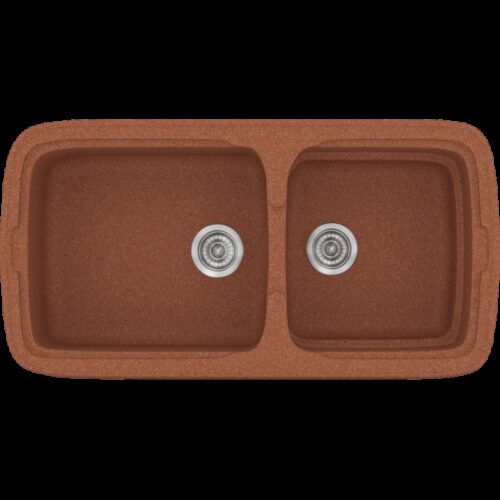 ΝΕΡΟΧΥΤΗΣ ΣΥΝΘΕΤΙΚΟΣ 96x51cm CLASSIC 305 GRANITE TERRACOTTA SANITEC
