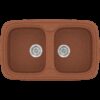 ΝΕΡΟΧΥΤΗΣ ΣΥΝΘΕΤΙΚΟΣ 82x50cm CLASSIC 312 GRANITE TERRACOTTA SANITEC 2 ΝΕΡΟΧΥΤΗΣ ΣΥΝΘΕΤΙΚΟΣ 82x50cm CLASSIC 312 GRANITE TERRACOTTA SANITEC