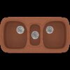 ΝΕΡΟΧΥΤΗΣ ΣΥΝΘΕΤΙΚΟΣ 96x51cm CLASSIC 303 GRANITE TERRACOTTA SANITEC 2 ΝΕΡΟΧΥΤΗΣ ΣΥΝΘΕΤΙΚΟΣ 96x51cm CLASSIC 303 GRANITE TERRACOTTA SANITEC