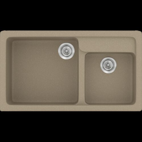 ΝΕΡΟΧΥΤΗΣ ΣΥΝΘΕΤΙΚΟΣ 90x51cm CLASSIC 317 GRANITE TAUPE SANITEC