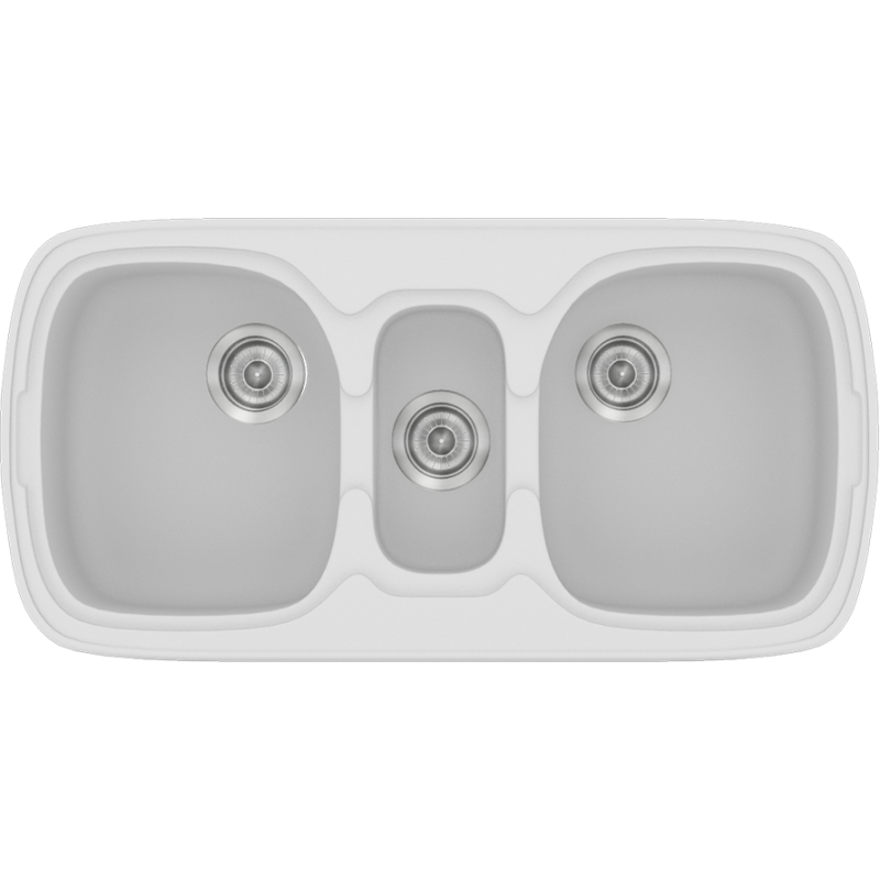 ΝΕΡΟΧΥΤΗΣ ΣΥΝΘΕΤΙΚΟΣ 96x51cm CLASSIC 303 WHITE SANITEC 3 ΝΕΡΟΧΥΤΗΣ ΣΥΝΘΕΤΙΚΟΣ 96x51cm CLASSIC 303 WHITE SANITEC