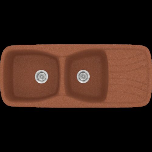 ΝΕΡΟΧΥΤΗΣ ΣΥΝΘΕΤΙΚΟΣ 120x51cm CLASSIC 311 GRANITE TERRACOTTA SANITEC