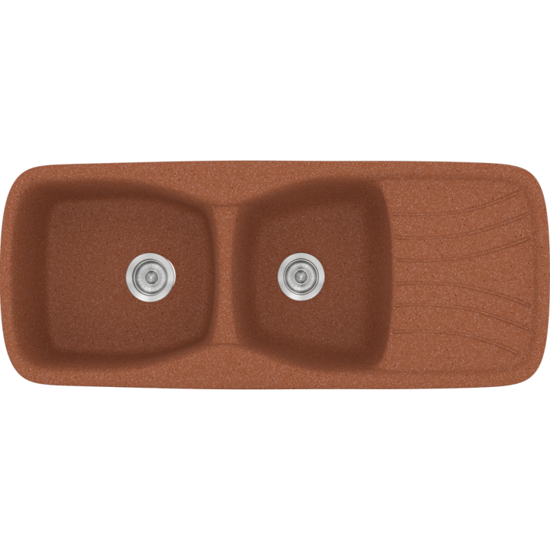 ΝΕΡΟΧΥΤΗΣ ΣΥΝΘΕΤΙΚΟΣ 120x51cm CLASSIC 311 GRANITE TERRACOTTA SANITEC 3 ΝΕΡΟΧΥΤΗΣ ΣΥΝΘΕΤΙΚΟΣ 120x51cm CLASSIC 311 GRANITE TERRACOTTA SANITEC