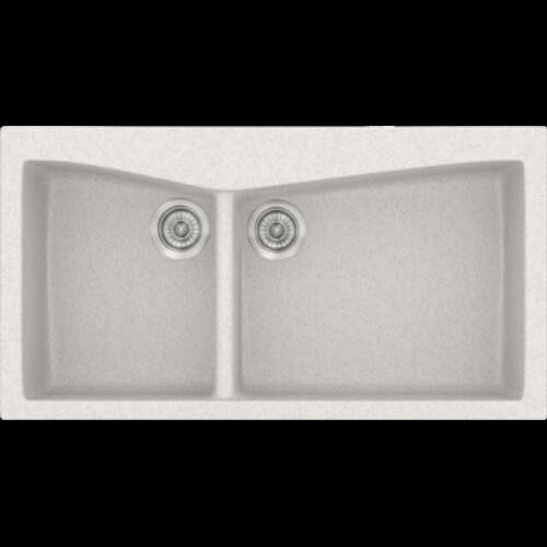 ΝΕΡΟΧΥΤΗΣ ΓΡΑΝΙΤΗ 93x51cm CLASSIC 326 METALLIC ICE SANITEC