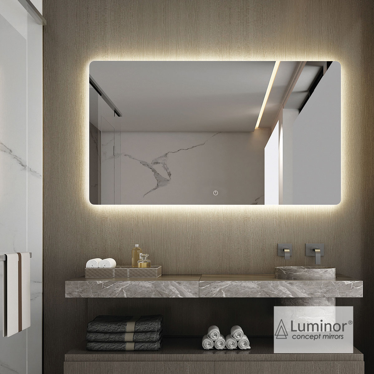 ΚΑΘΡΕΠΤΗΣ JOY 60x80cm ΟΡΘΟΓΩΝΙΟΣ ΜΕ ΦΩΤΙΣΜΟ LED LUMINOR 2 ΚΑΘΡΕΠΤΗΣ JOY 60x80cm ΟΡΘΟΓΩΝΙΟΣ ΜΕ ΦΩΤΙΣΜΟ LED LUMINOR