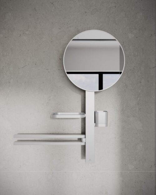 ΚΑΘΡΕΠΤΗΣ ΟΜΟΡΦΙΑΣ BEAUTY BAR M ALU+ Φ33 SILVER IDEAL