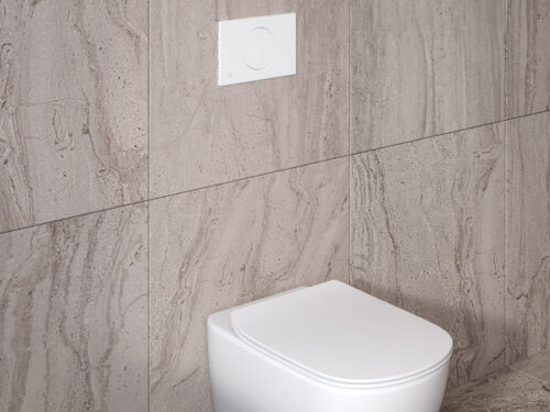 ΠΛΑΚΕΤΑ OLEAS M5 R0503AW ΛΕΥΚO ΜΑΤ IDEAL