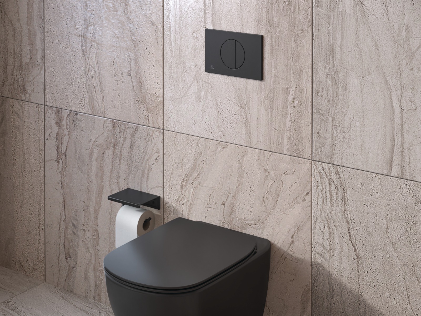 ΠΛΑΚΕΤΑ OLEAS M5 R0503A6 ΜΑΥΡΟ ΜΑΤ PVD IDEAL 3 ΠΛΑΚΕΤΑ OLEAS M5 R0503A6 ΜΑΥΡΟ ΜΑΤ PVD IDEAL