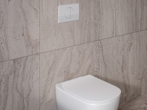 ΠΛΑΚΕΤΑ OLEAS M5 R0503AC ΛΕΥΚΟ PVD IDEAL