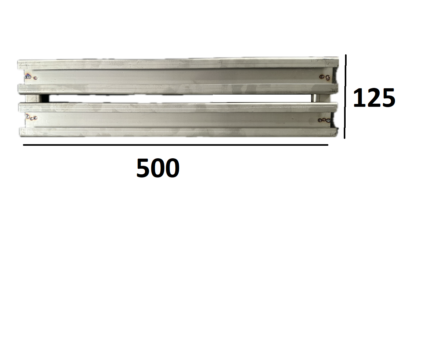 ΚΑΝΑΛΙ ΣΧΙΣΜΗΣ 5492 INOX 304 12,5x50cm 4 ΚΑΝΑΛΙ ΣΧΙΣΜΗΣ 5492 INOX 304 12,5x50cm - Image 2