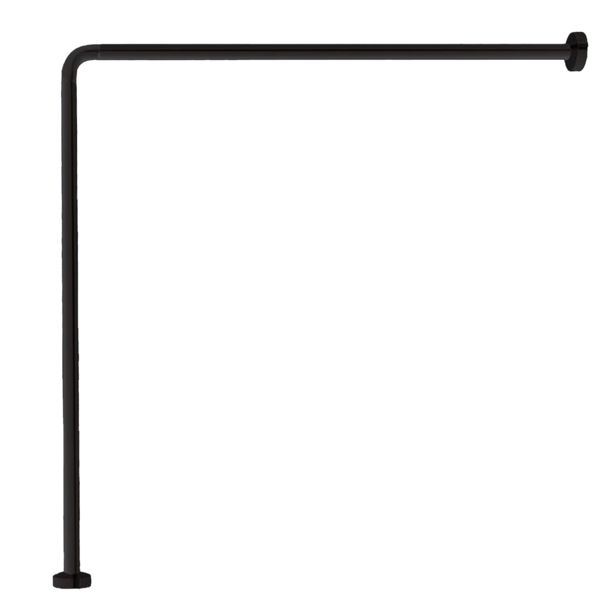 ΒΕΡΓΑ ΚΟΥΡΤΙΝΑΣ TANG800 80x80cm ΜΑΥΡΗ ΜΑΤ GEDY 4 ΒΕΡΓΑ ΚΟΥΡΤΙΝΑΣ TANG800 80x80cm ΜΑΥΡΗ ΜΑΤ GEDY - Image 2