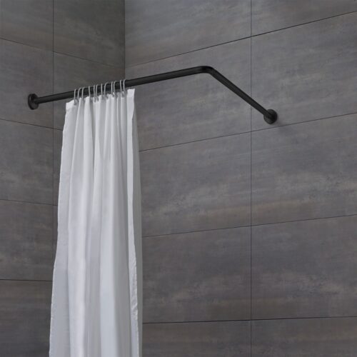 ΒΕΡΓΑ ΚΟΥΡΤΙΝΑΣ TANG800 80x80cm ΜΑΥΡΗ ΜΑΤ GEDY