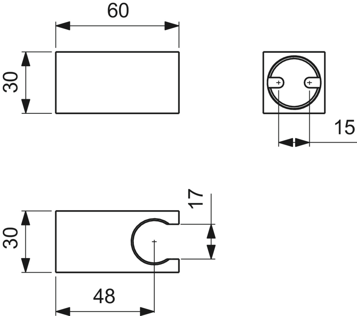 ΣΤΗΡΙΓΜΑ ΝΤΟΥΖ IDEALRAIN ΤΕΤΡΑΓΩΝΟ MAGNETIC GREY IDEAL 5 ΣΤΗΡΙΓΜΑ ΝΤΟΥΖ IDEALRAIN ΤΕΤΡΑΓΩΝΟ MAGNETIC GREY IDEAL - Image 3
