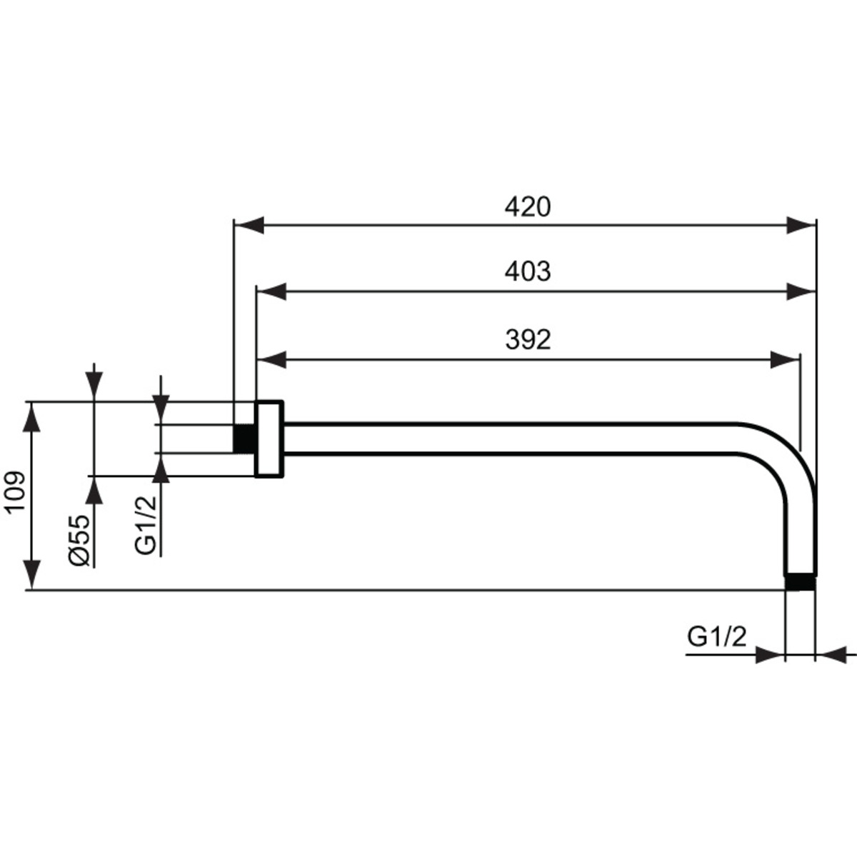 ΒΡΑΧΙΟΝΑΣ ΤΟΙΧΟΥ IDEALRAIN ΣΤΡΟΓΓΥΛΟΣ 40cm SILVER IDEAL 5 ΒΡΑΧΙΟΝΑΣ ΤΟΙΧΟΥ IDEALRAIN ΣΤΡΟΓΓΥΛΟΣ 40cm SILVER IDEAL - Image 3