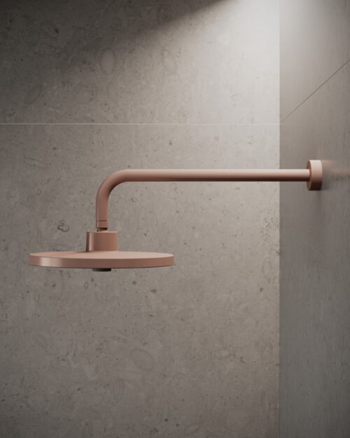 ΒΡΑΧΙΟΝΑΣ ΤΟΙΧΟΥ IDEALRAIN ΣΤΡΟΓΓΥΛΟΣ 40cm ROSE IDEAL