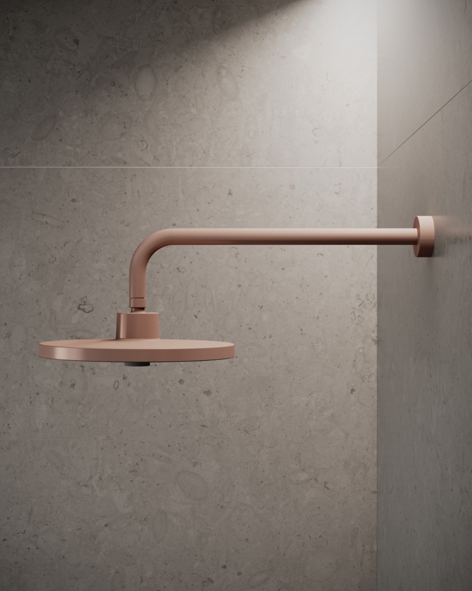ΒΡΑΧΙΟΝΑΣ ΤΟΙΧΟΥ IDEALRAIN ΣΤΡΟΓΓΥΛΟΣ 40cm ROSE IDEAL 3 ΒΡΑΧΙΟΝΑΣ ΤΟΙΧΟΥ IDEALRAIN ΣΤΡΟΓΓΥΛΟΣ 40cm ROSE IDEAL