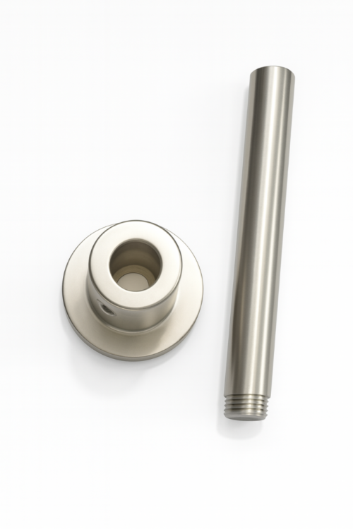 Alternative view of ΣΤΗΡΙΓΜΑ ΤΟΙΧΟΥ ΣΤΗΛΗΣ ΝΤΟΥΖ 16P49 BRUSHED NICKEL PICCADILLY
